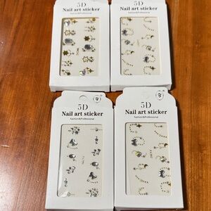 5D nail art stickers